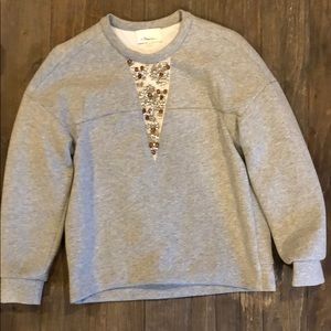 3.1 Phillip Lim sweatshirt with crystal beading XS
